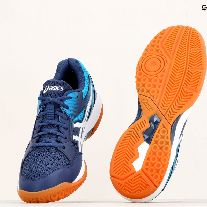 Кросівки волейбольні чоловічі ASICS Gel-Task 3 indigo blue/white 12