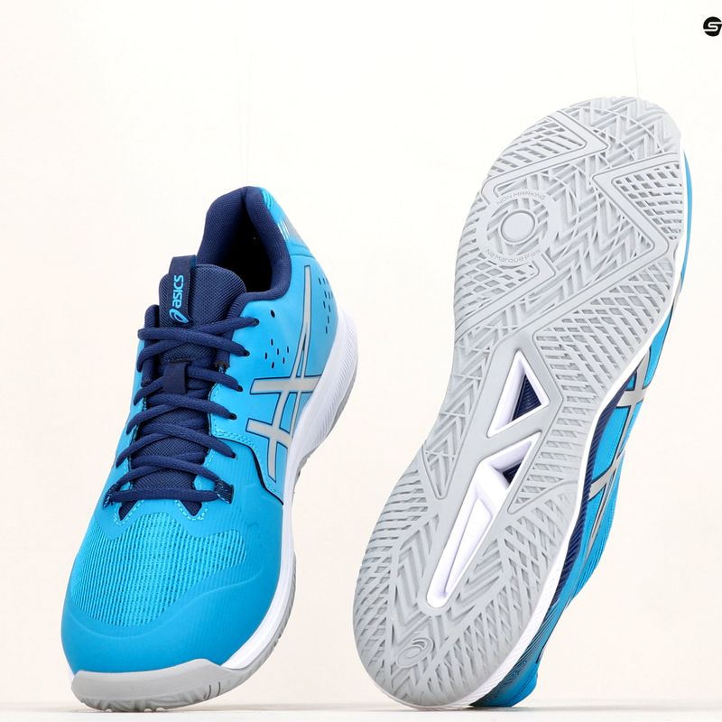 Кросівки гандбольні чоловічі ASICS Gel-Tactic island blue/pure silver 12