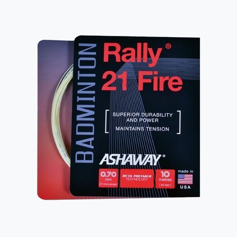 Струна для бадмінтону ASHAWAY Rally 21 - set white