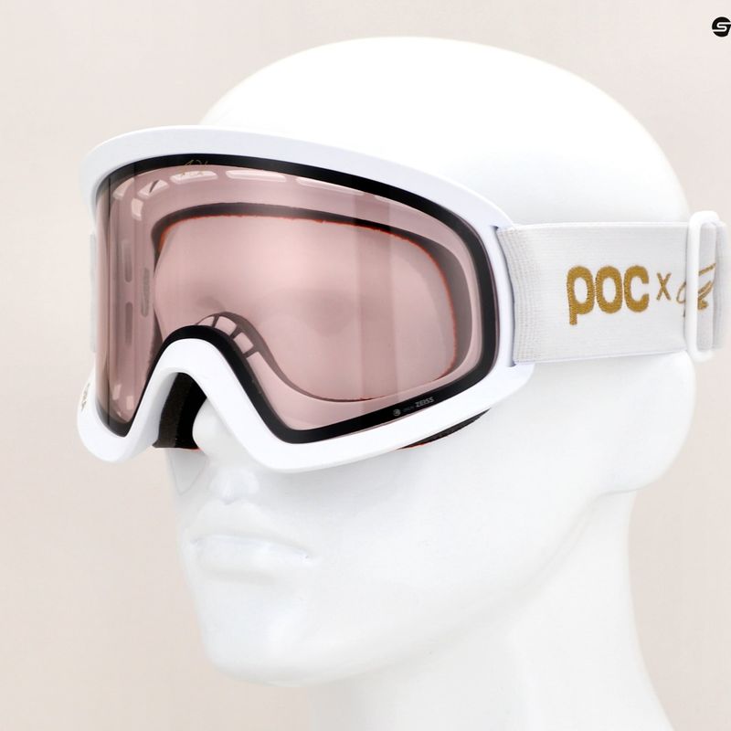 Маска велосипедна POC Ora Clarity Fabio Ed. hydrogen white/gold/light brown 9