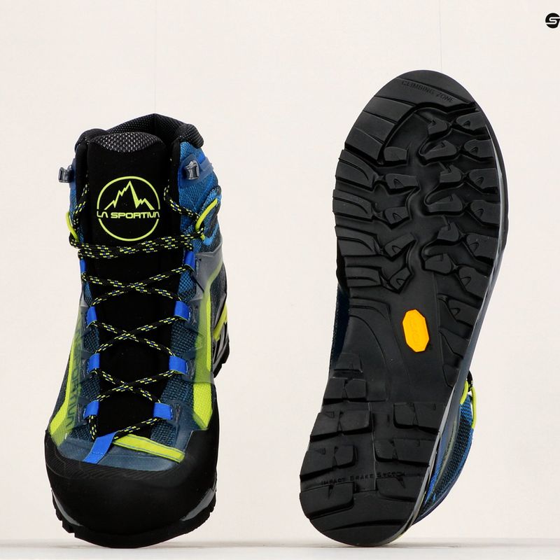 Черевики для альпінізму чоловічі La Sportiva Trango Tech GTX блакитні 21G634729 19