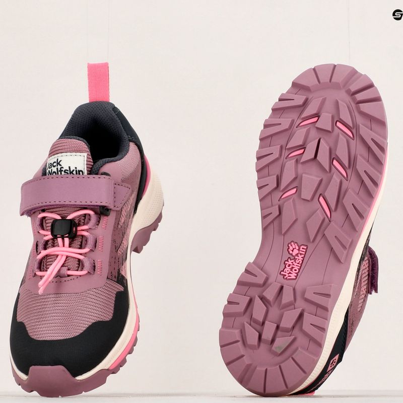 Взуття туристичне дитяче Jack Wolfskin Vili Hiker Texapore Low рожеве 4056831_2197_370 12