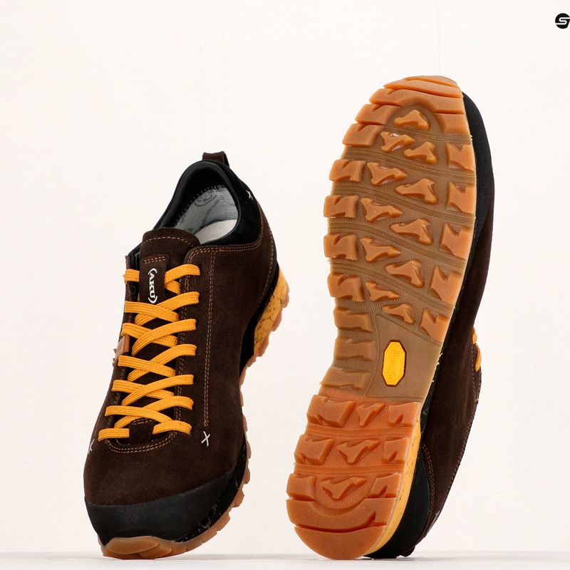 Черевики для трекінгу чоловічі AKU Bellamont III Suede GTX brown/yellow 13