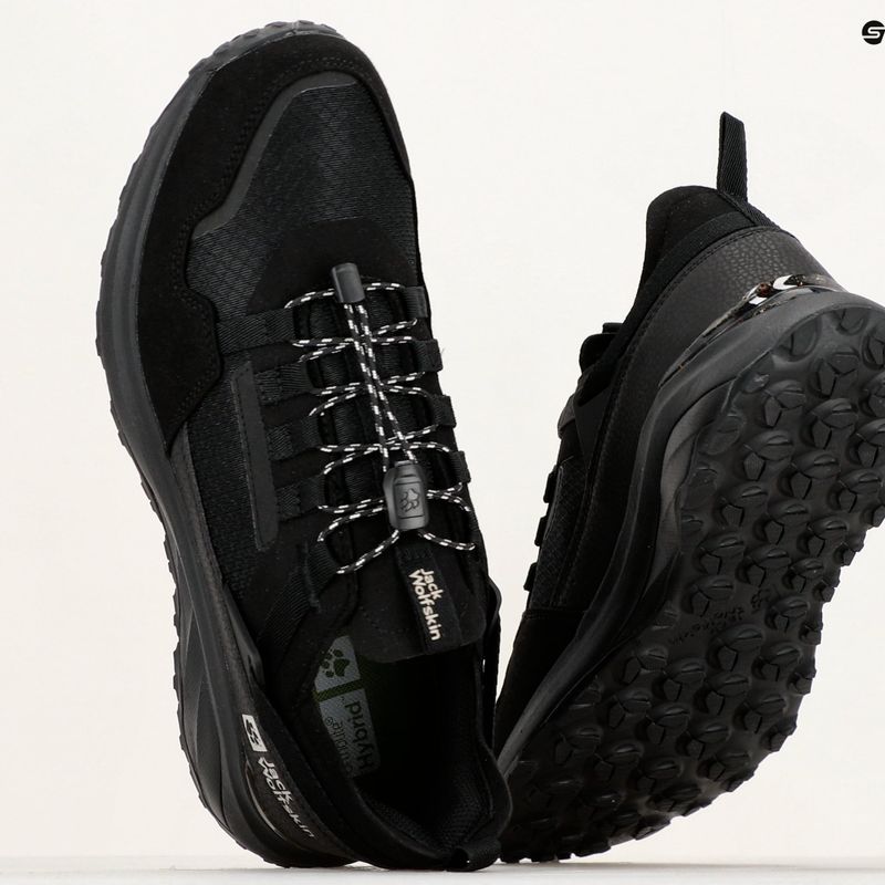 Взуття туристичне чоловіче Jack Wolfskin Dromoventure Athletic Low чорне 4057011_6000_110 12