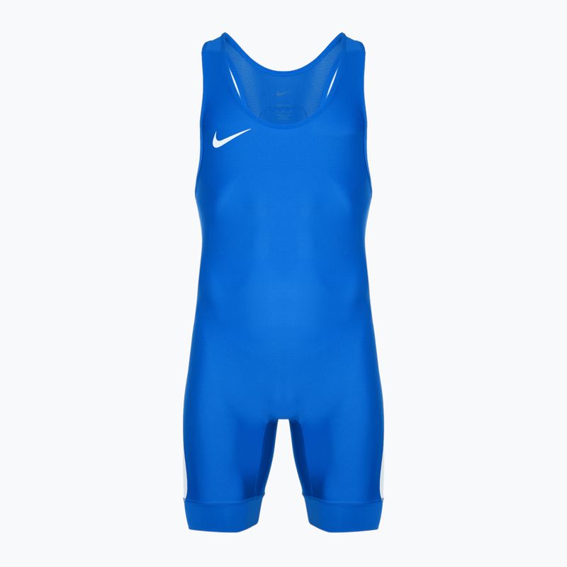 Комбінезон чоловічий Nike Grappler Elite Singlet royal/white