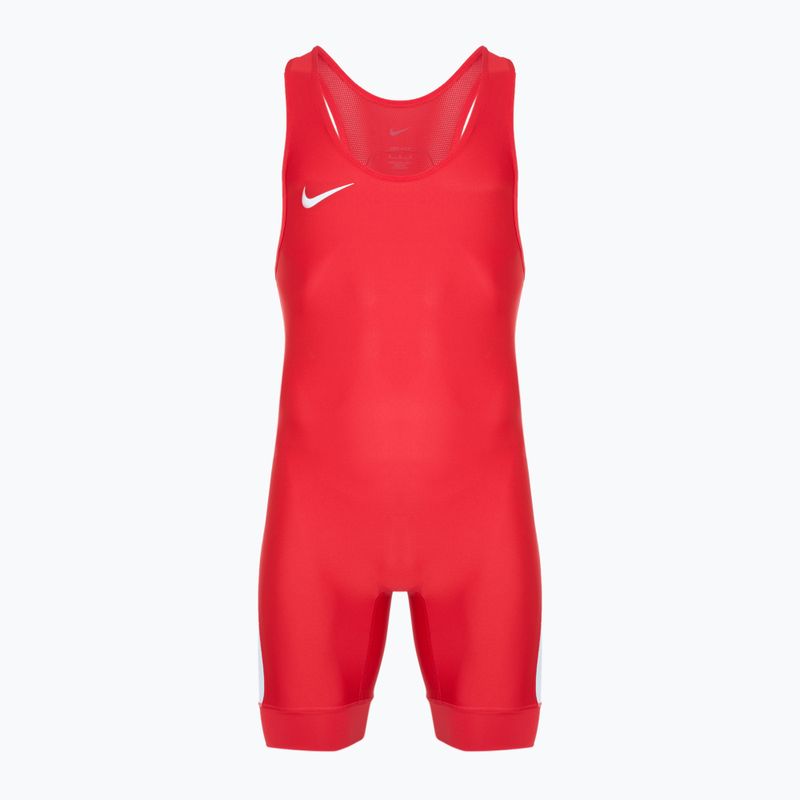 Комбінезон чоловічий Nike Grappler Elite Singlet scarlet/white