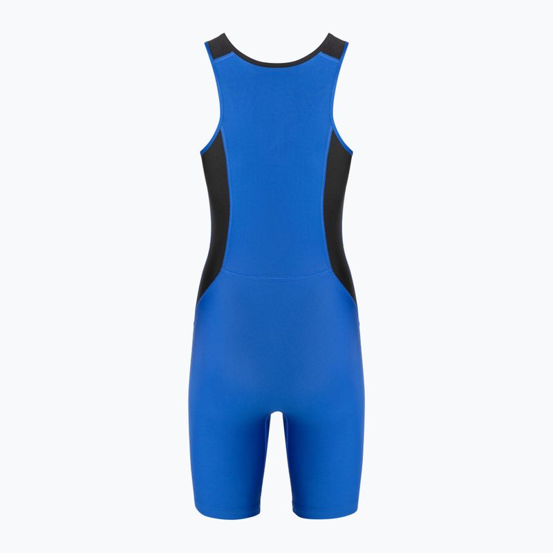 Жіночий борцівський трико Nike Weightlifting Singlet royal/black 2
