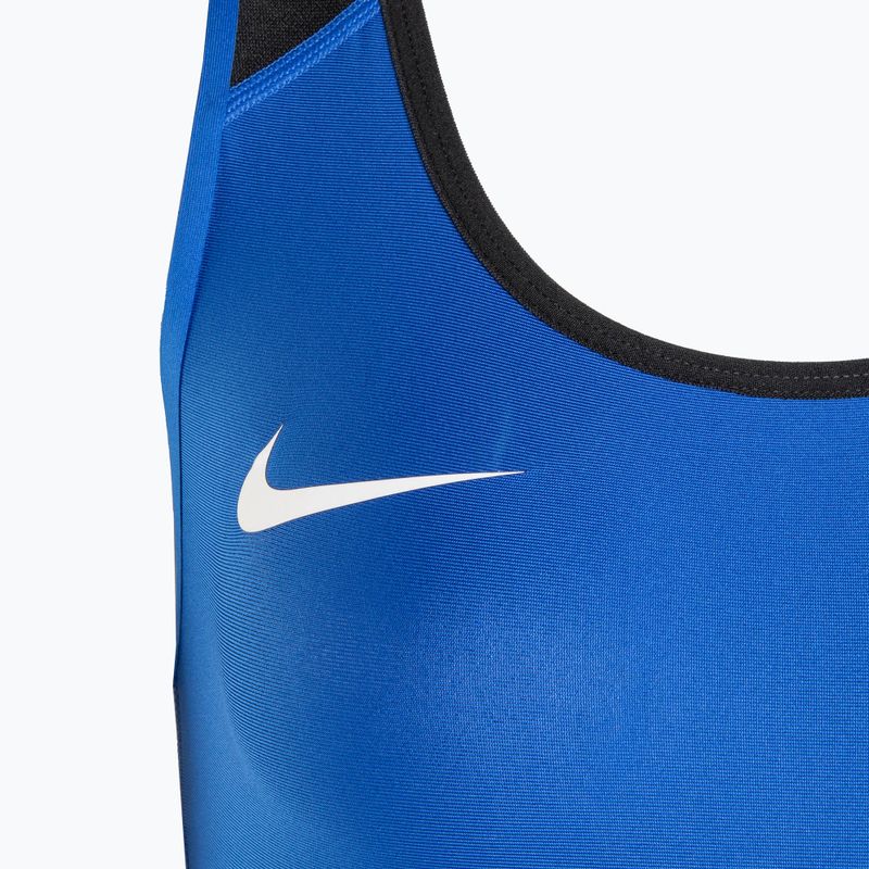 Жіночий борцівський трико Nike Weightlifting Singlet royal/black 3