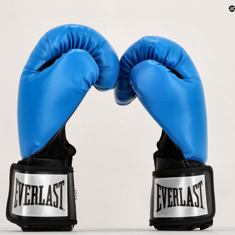 Рукавиці боксерські Everlast Pro Style 2 блакитні EV2120 BLU 9