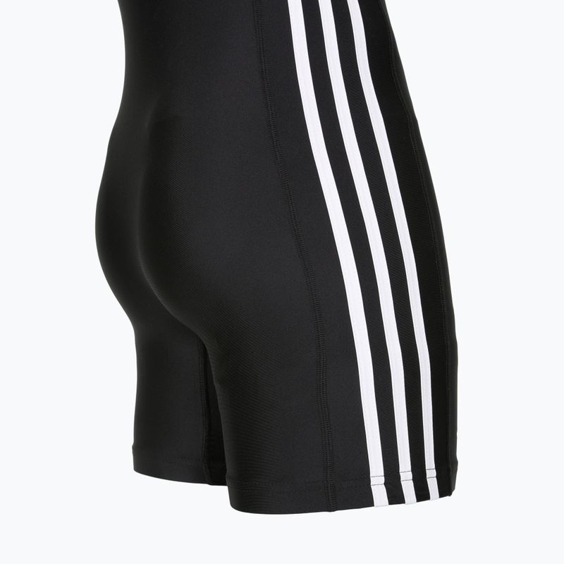 Чоловічий комбінезон adidas 3 Stripe Singlet black/white 4