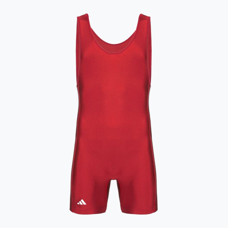 Комбінезон чоловічий adidas 3 Stripe Singlet red/white