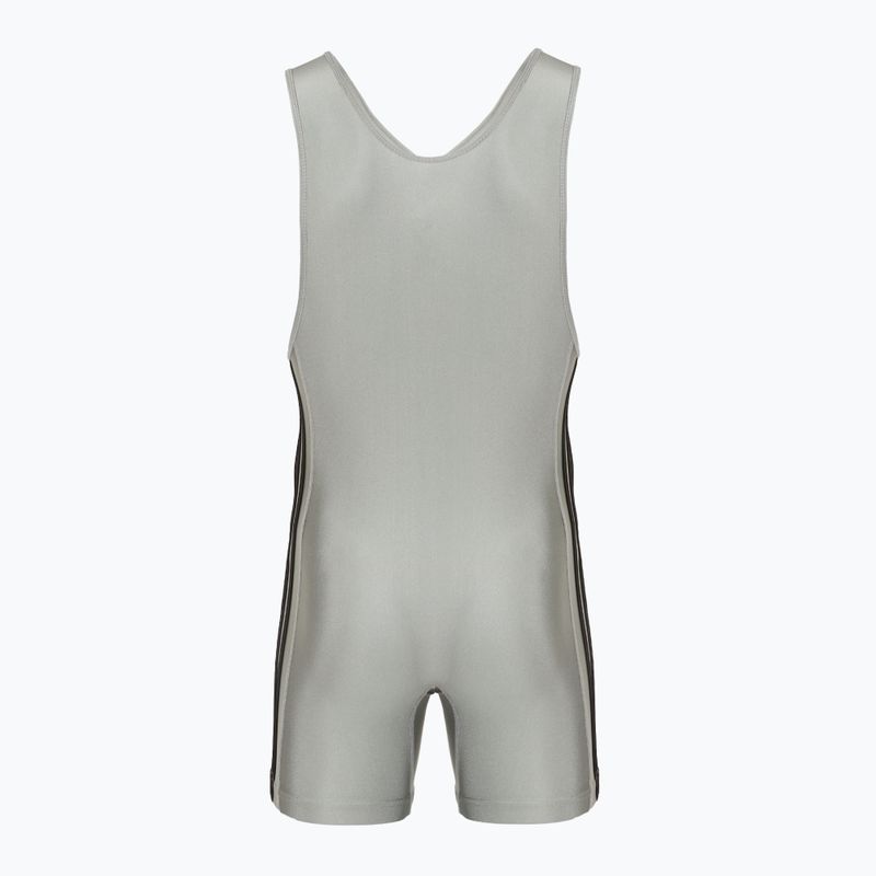 Комбінезон чоловічий adidas 3 Stripe Singlet grey/black 2