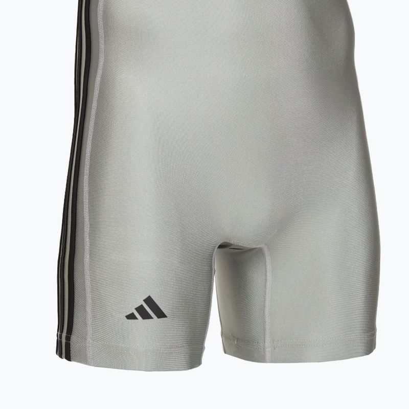 Комбінезон чоловічий adidas 3 Stripe Singlet grey/black 3