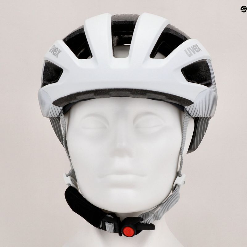 Шолом велосипедний жіночий UVEX Rise CC WE біло-сірий 41/0/034/03/15 12