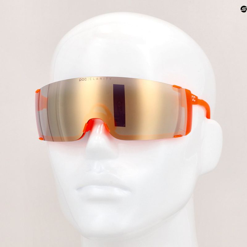 Окуляри велосипедні POC Propel fluorescent orange translucent/clarity road gold 12