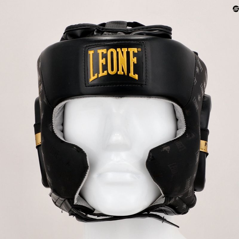 Шолом боксерський LEONE 1947 Headgear Dna чорний CS445 16