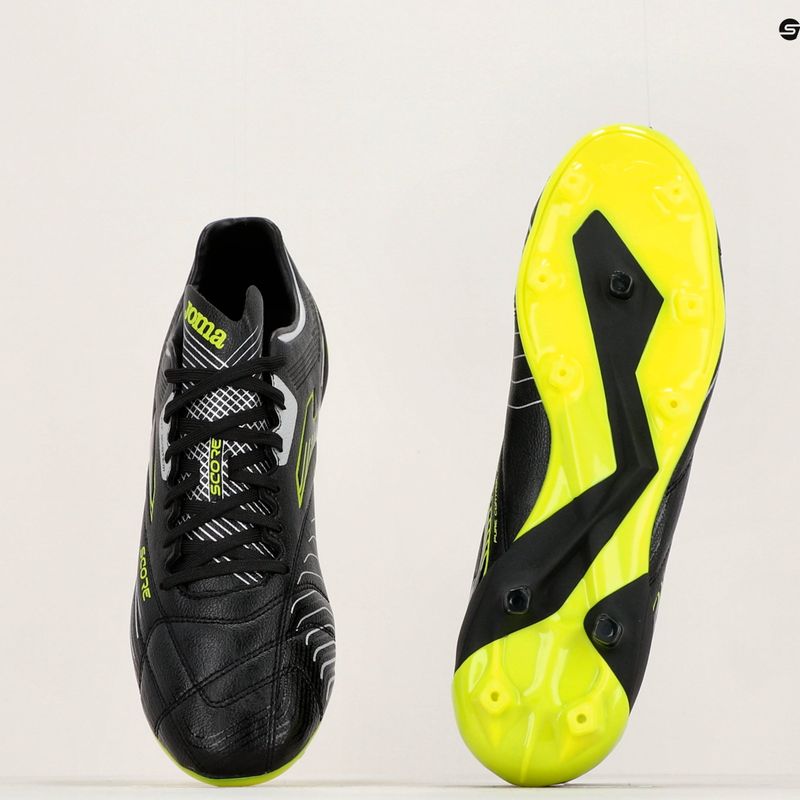 Футбольні бутси чоловічі Joma Score FG чорно-жовті SCOS2301FG 18