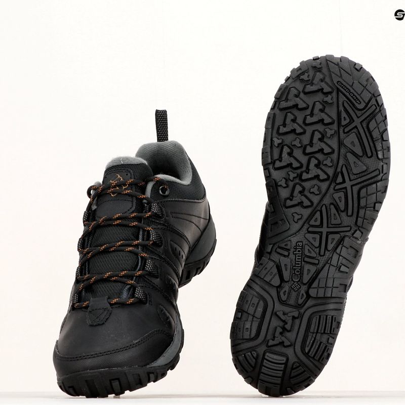 Черевики для трекінгу чоловічі Columbia Woodburn II Waterproof black/caramel 11