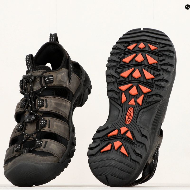 Чоловічі сандалі KEEN Targhee III сірий / чорний 10