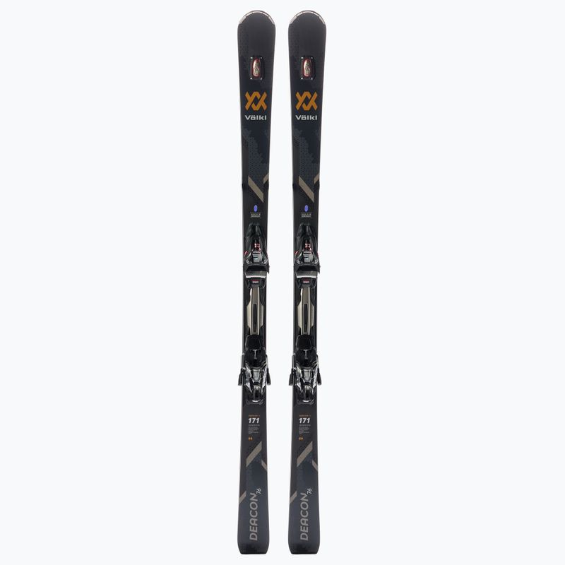 Лижі гірські Völkl Deacon 76 + rMotion2 12 GW чорні 120121/6877T1.VB