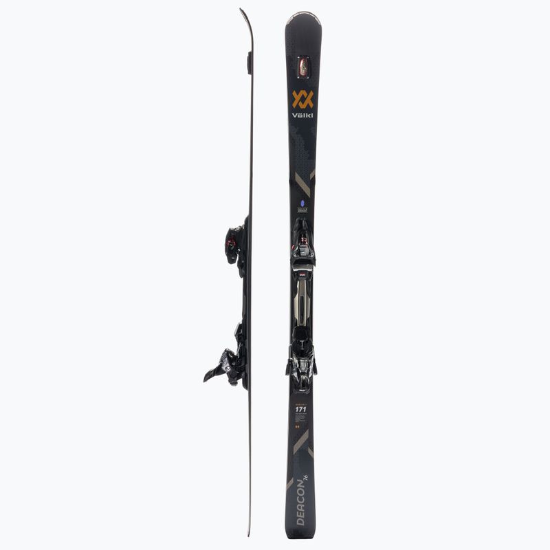 Лижі гірські Völkl Deacon 76 + rMotion2 12 GW чорні 120121/6877T1.VB 2