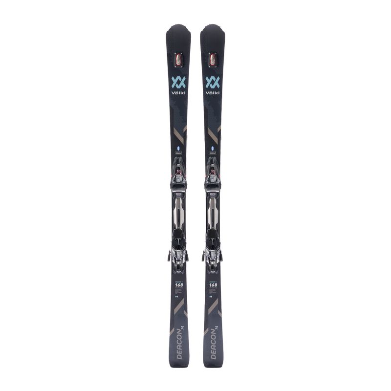 Лижі гірські Völkl Deacon 74 + rMotion2 12 GW чорні 120161/6877T1.VB