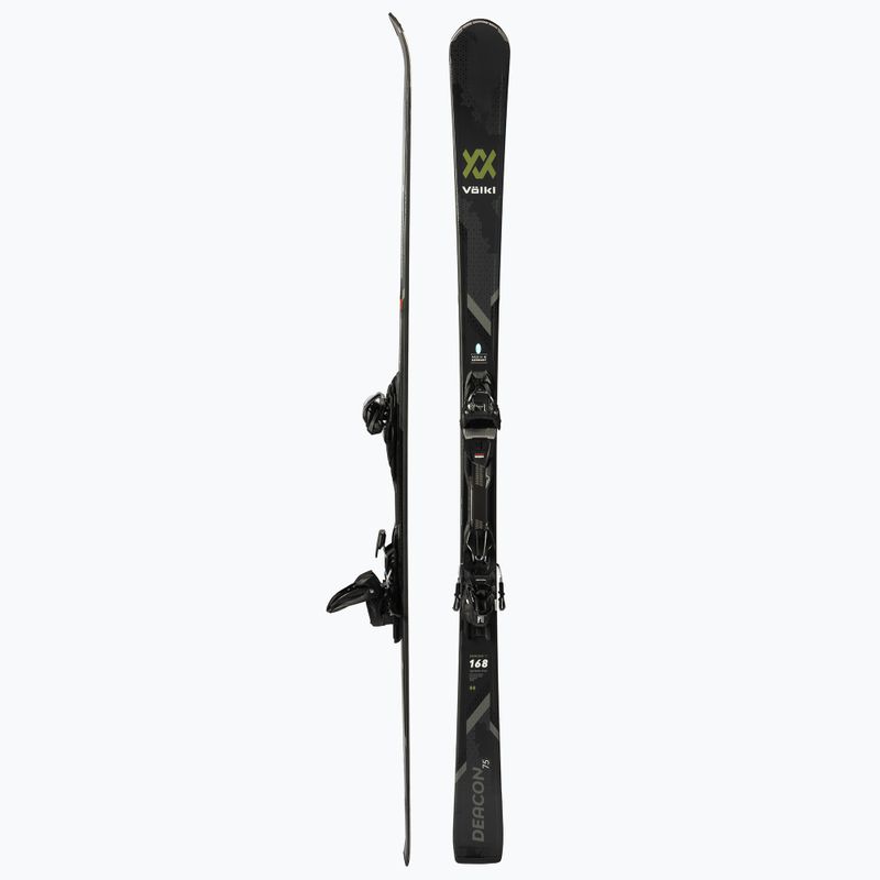 Лижі гірські Völkl Deacon 75 + VMotion 10 GW чорні  120181 2