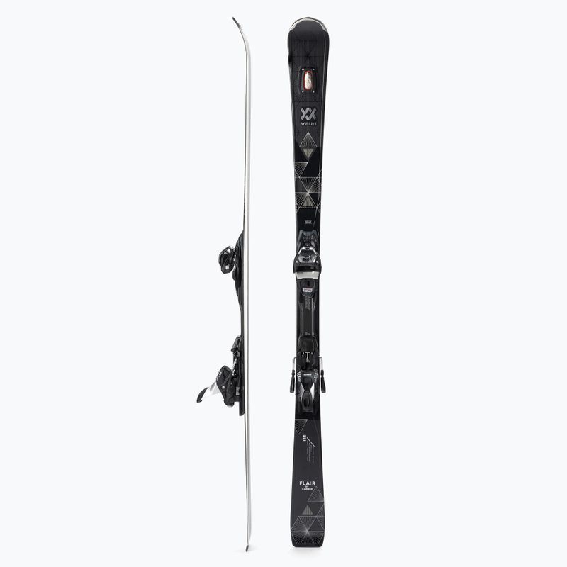 Лижі гірські жіночі Völkl Flair SC Carbon + VMotion 11 GW чорні 6762U1/120251 2