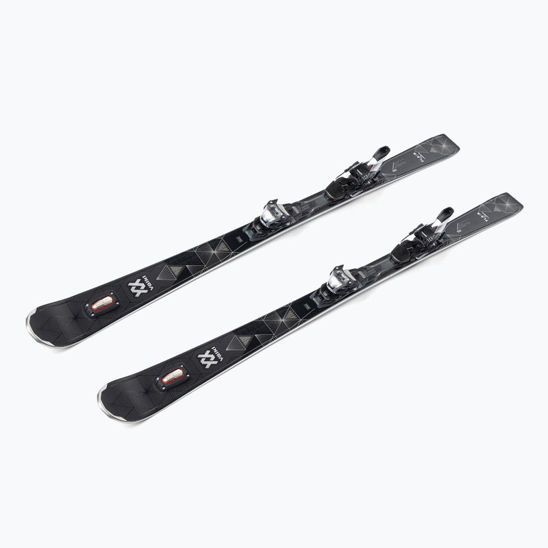 Лижі гірські жіночі Völkl Flair SC Carbon + VMotion 11 GW чорні 6762U1/120251 4