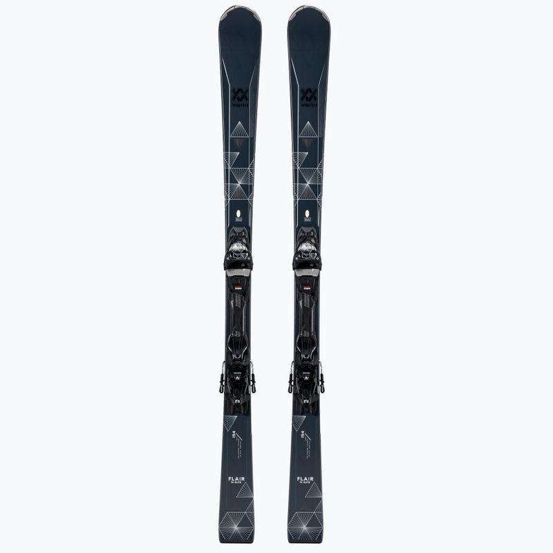 Лижі гірські жіночі Völkl Flair 76 Elite + VMotion 10 GW чорні 6562U1/120301