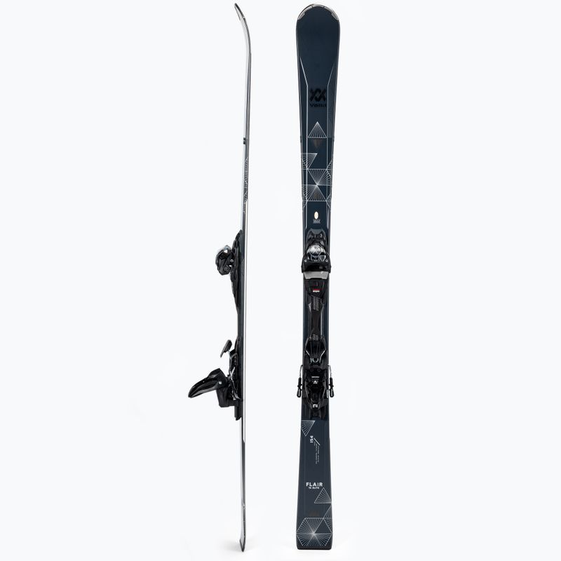 Лижі гірські жіночі Völkl Flair 76 Elite + VMotion 10 GW чорні 6562U1/120301 2