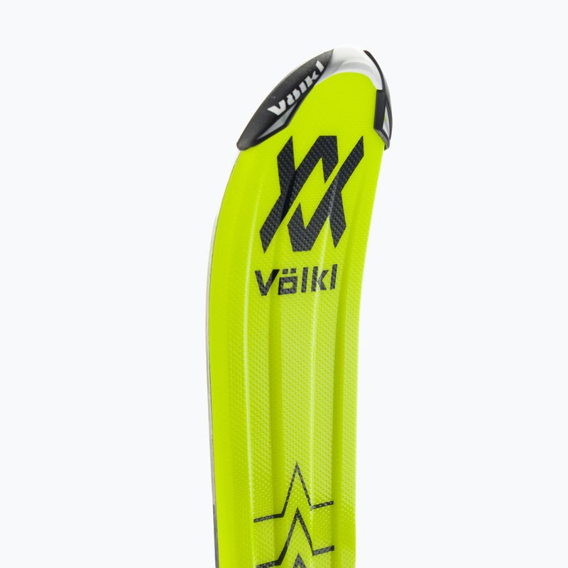 Лижі гірські дитячі Völkl RACETIGER Junior + 7.0 VMotion Jr. жовті 120465/6262T1.VA 8