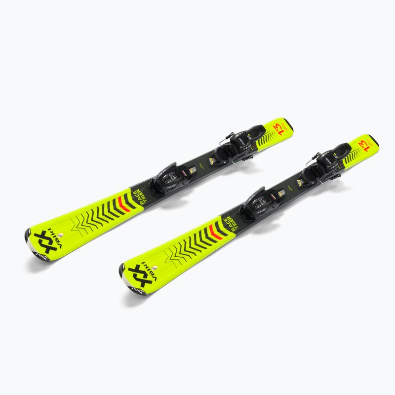 Лижі гірські дитячі Völkl RACETIGER Junior + 4.5 VMotion Jr. жовті 120465/6162T1.VA 4