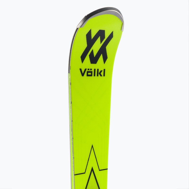 Лижі гірські Völkl RACETIGER SL MASTER + XComp 16 GW Master чорно-жовті 121021 8