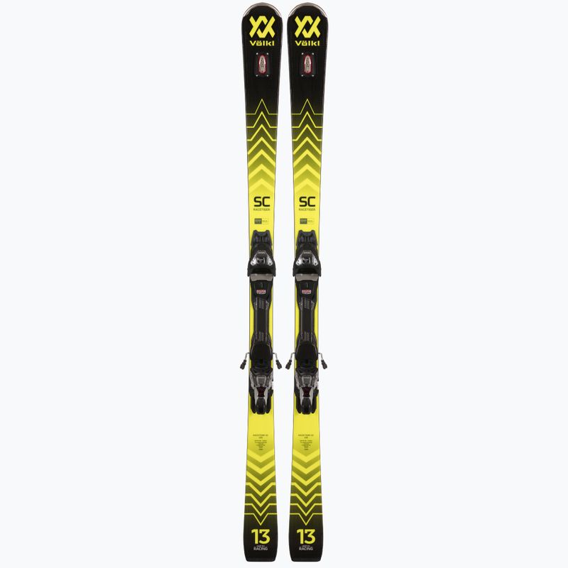 Лижі гірські Völkl Racetiger SC Black + VMotion 10 GW чорно-жовті 122061/6562U1.VA 10