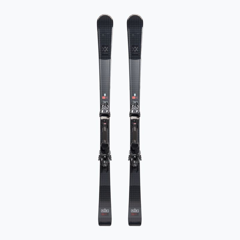 Лижі гірські жіночі Völkl Flair 75 + VMotion 10 GW Lady чорні 122271/6562U1.VL