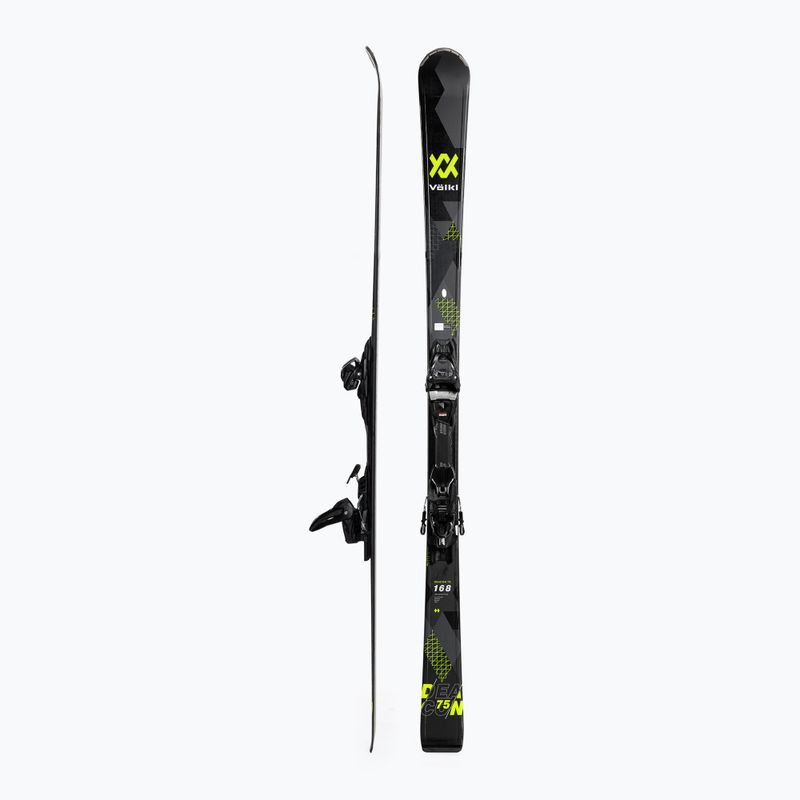 Лижі гірські чоловічі Völkl Deacon 75 + VMotion3 чорні 122171/6562U1 2