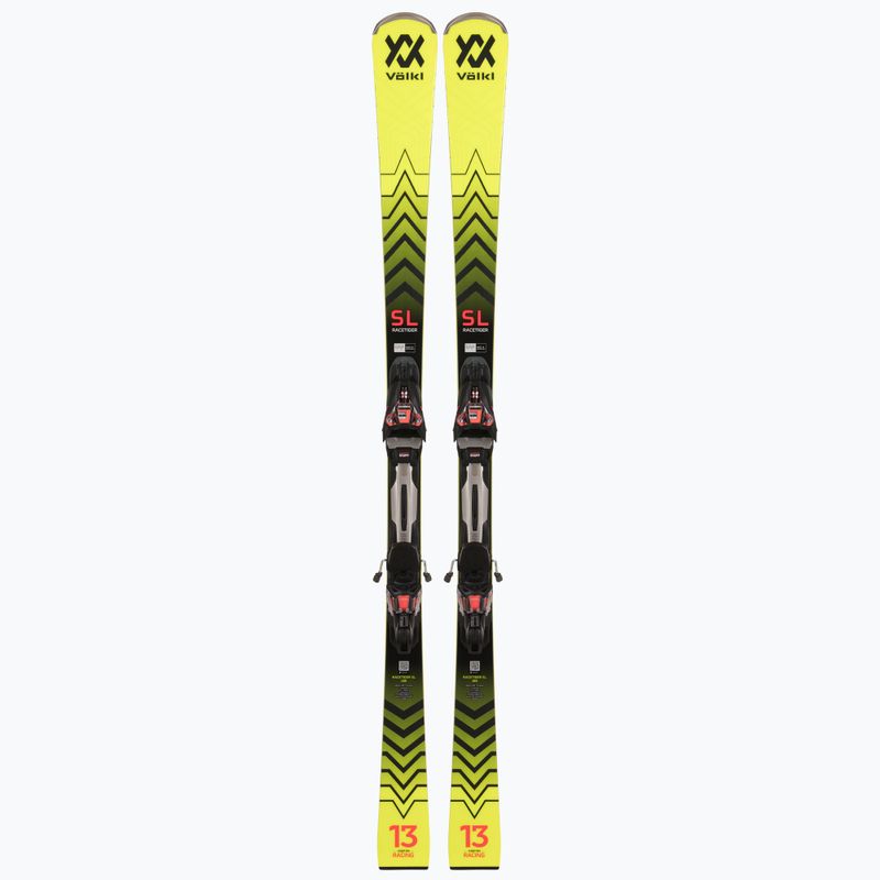 Лижі гірські Völkl Racetiger SL + RMotion 3 12 GW жовто-чорні 122031/6877W1.VR 10