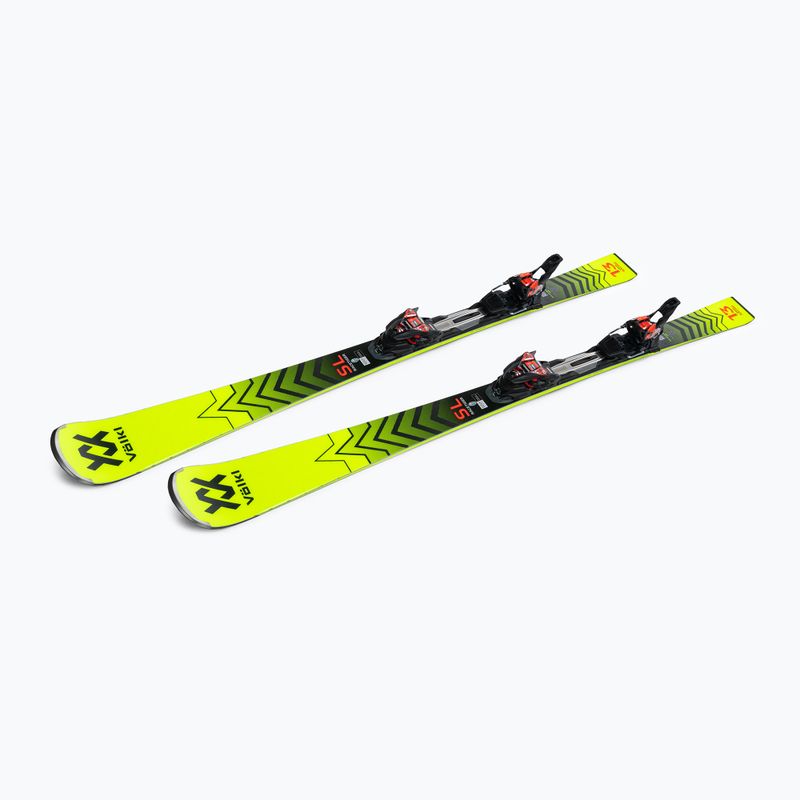 Лижі гірські Völkl Racetiger SL + RMotion 3 12 GW жовто-чорні 122031/6877W1.VR 4