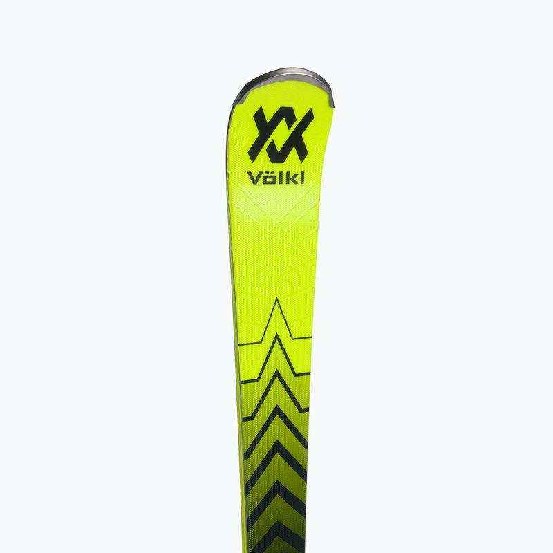 Лижі гірські Völkl Racetiger SL + RMotion 3 12 GW жовто-чорні 122031/6877W1.VR 8