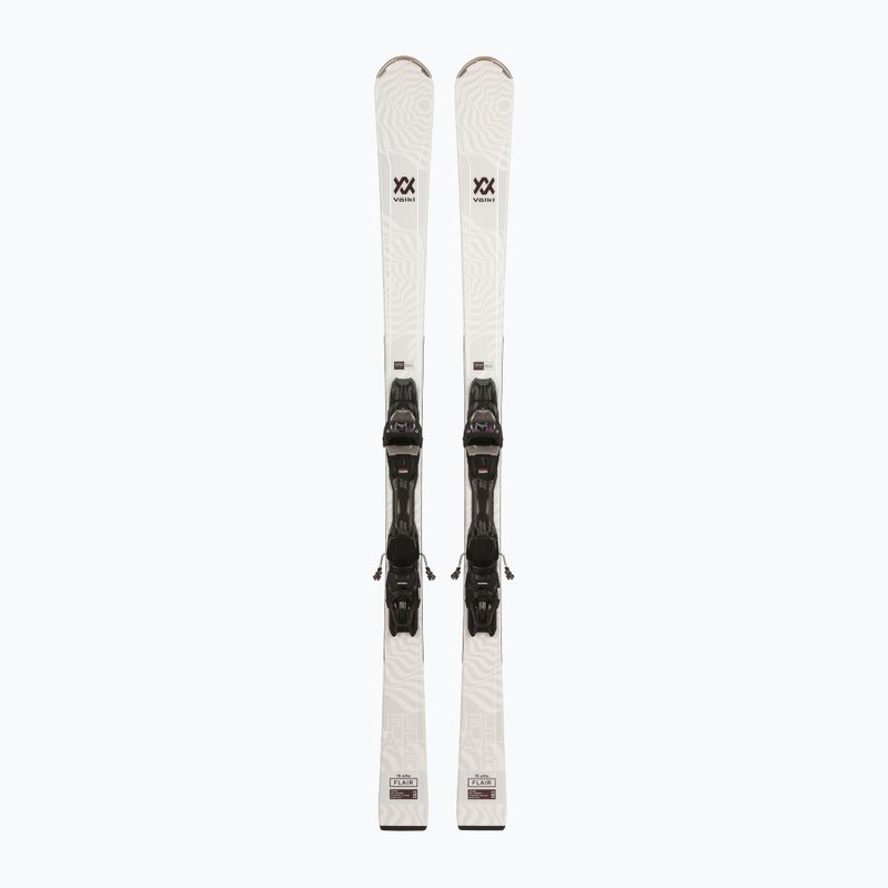 Жіночі гірські лижі Völkl Flair 76 Elite + vMotion 10 GW білі/ягідні 6