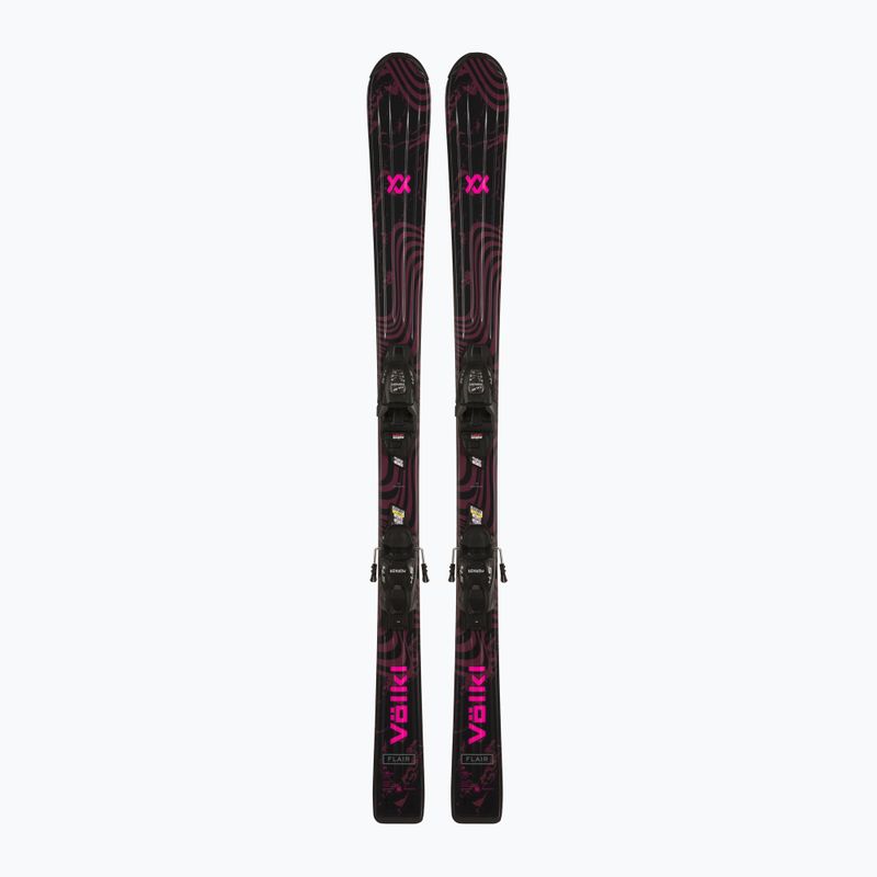 Дитячі гірські лижі Völkl Flair Jr + кріплення 4.5 VMotion Jr Lady 130-160 см