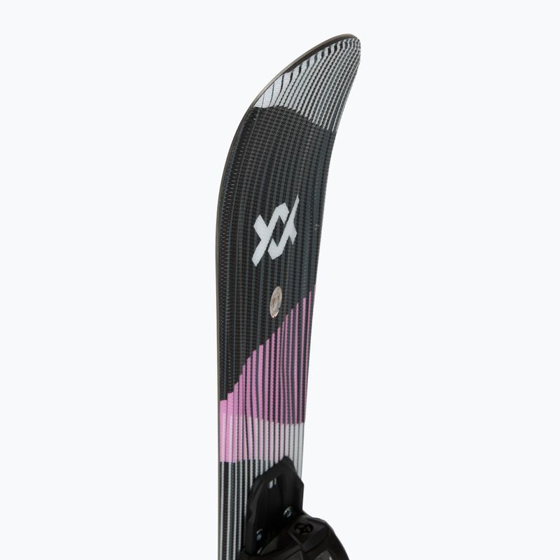 Лижі гірські дитячі Völkl Shine Jr + Кріплення 4.5 VMotion Jr Lady 80-90 см black/pink 6