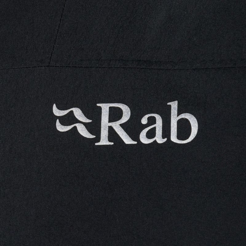 Куртка дощовик з мембраною чоловіча Rab Meridian чорна QWG-44-BL 4
