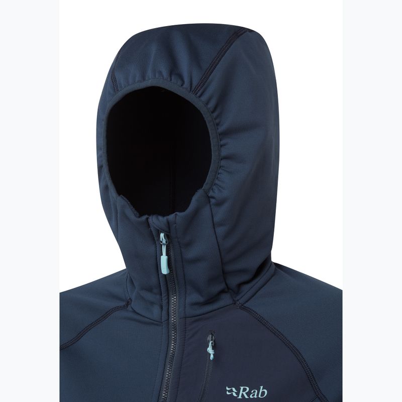 Кофта трекінгова жіноча Rab Superflux Hoody deep ink 3