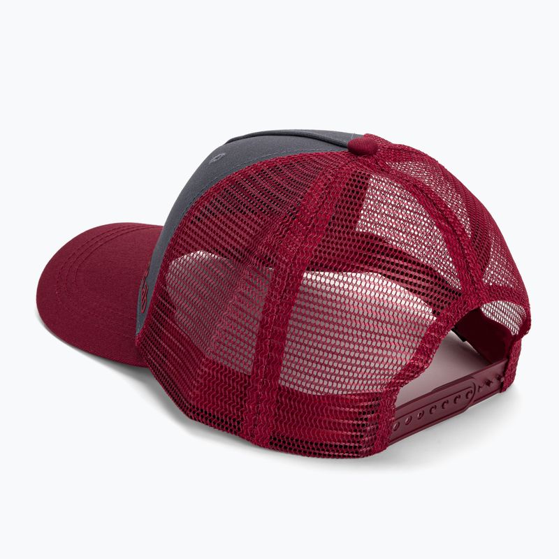 Бейсболка Rab Trucker Logo червоно-сіра QAB-06 3