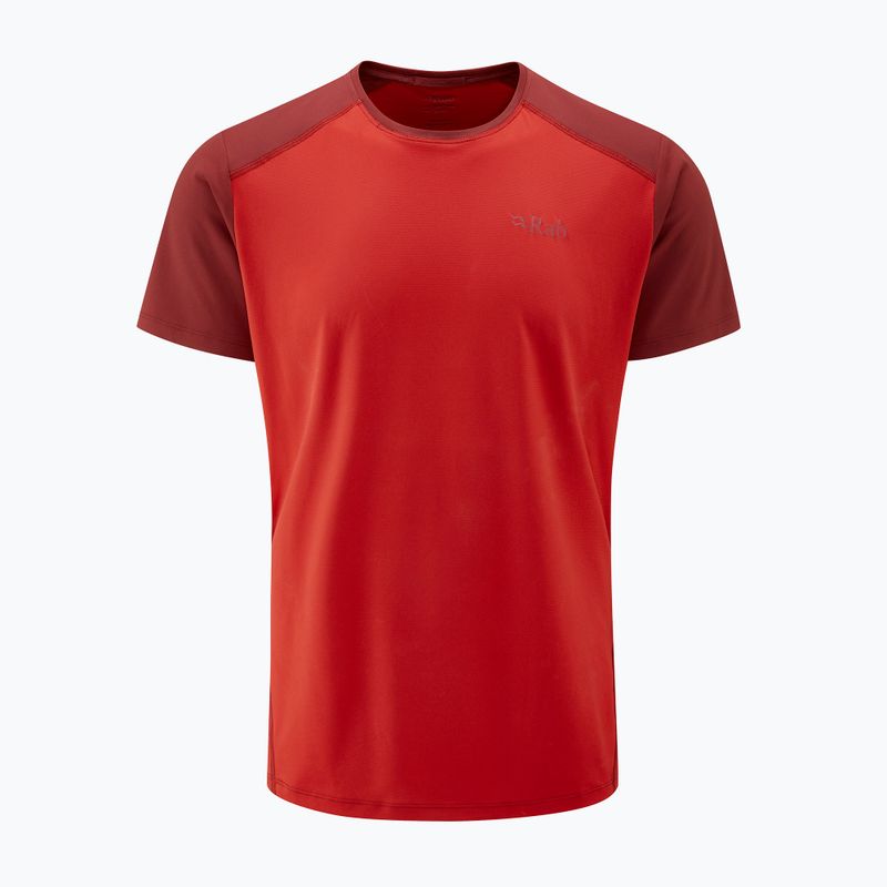 Чоловіча футболка Rab Force ascent red/oxblood red 5