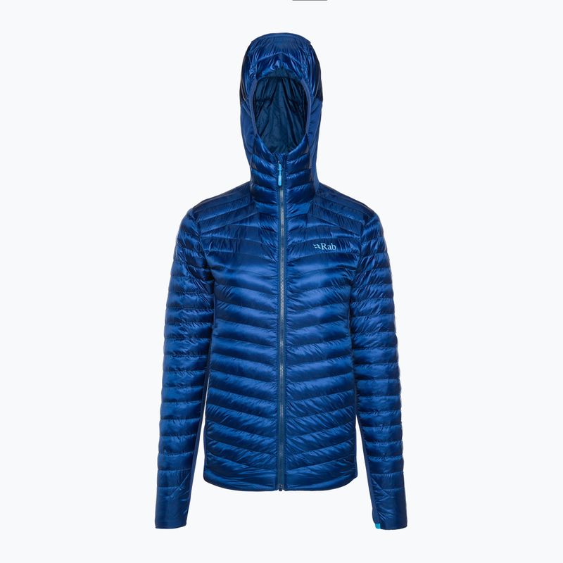 Пуховик жіночий Rab Cirrus Flex 2.0 Hoody блакитний QIO-69