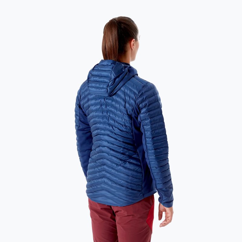 Пуховик жіночий Rab Cirrus Flex 2.0 Hoody блакитний QIO-69 7