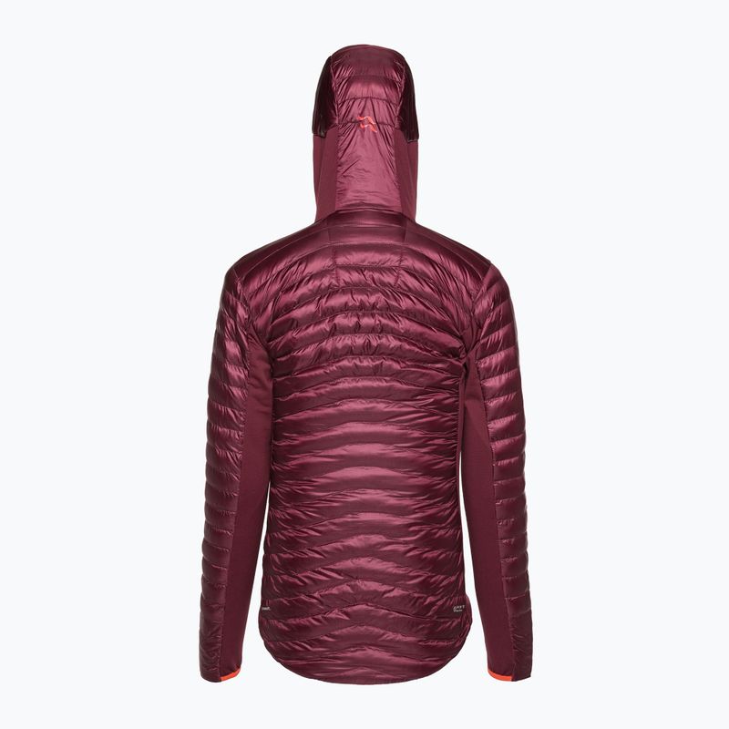 Пуховик жіночий Rab Cirrus Flex 2.0 Hoody бордовий QIO-69 3